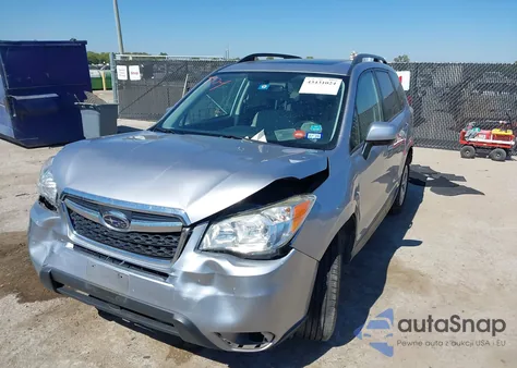 2015 Subaru Forester 2.5I Premium из США, поврежденный, VIN JF2SJADC6FH838240